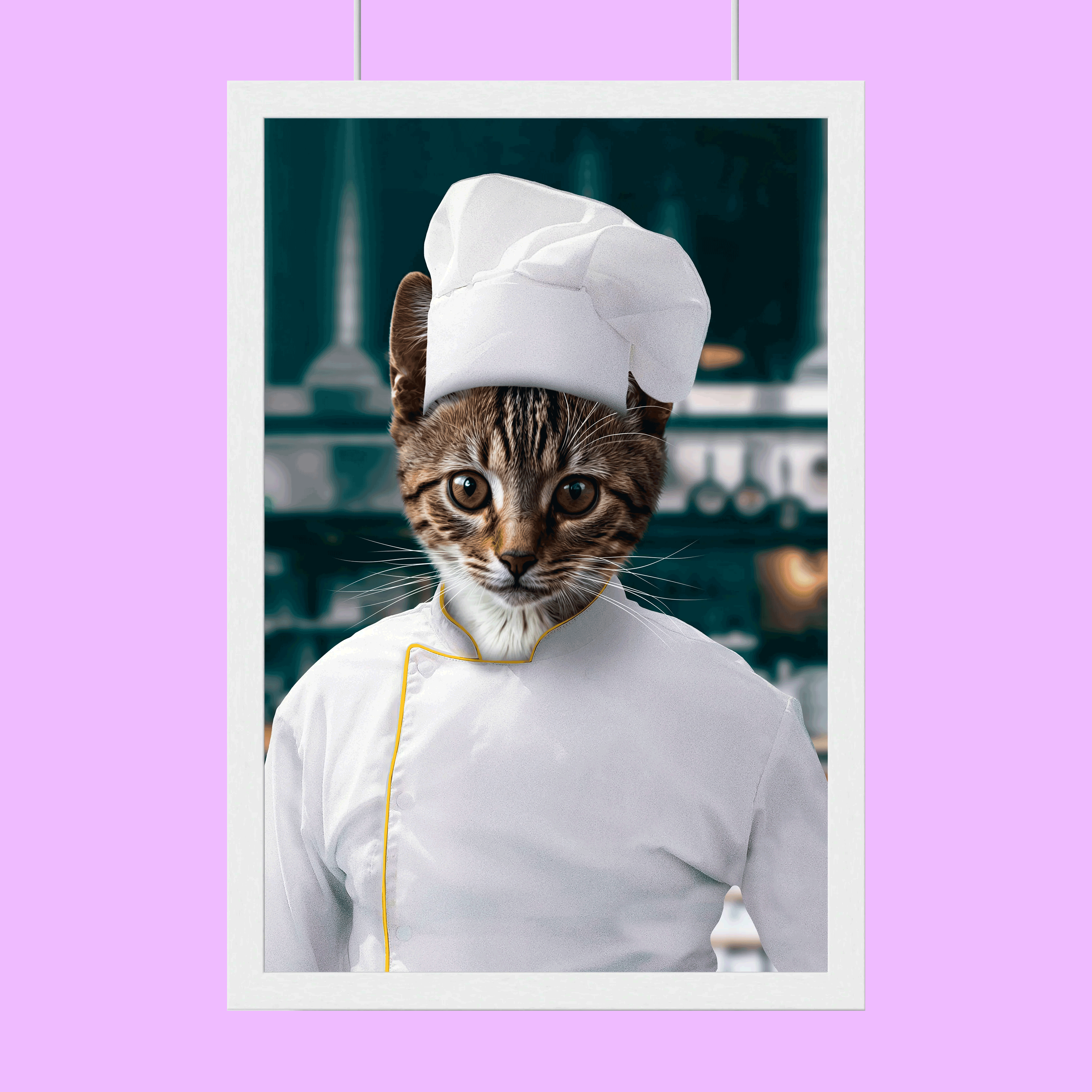 The Master Chef Custom Pet Portrait